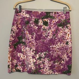 J. Crew Floral Skirt Size 6